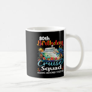 80. Geburtstag Kreuzplatz Freunde Familienurlaub Kaffeetasse