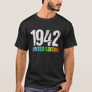 80. Geburtstag Ladys Mens 80 Jahre 1942 18 T-Shirt
