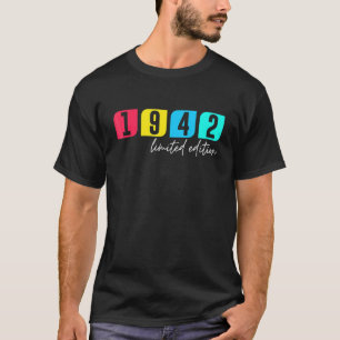 80. Geburtstag Ladys Mens 80 Jahre 1942 31 T-Shirt