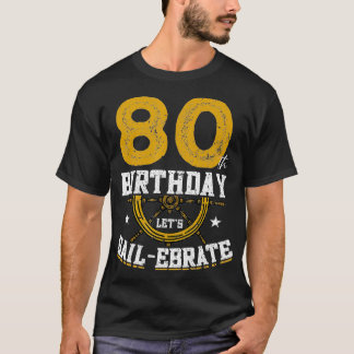 80. Geburtstag Lasse Sailebrate Sailing 80. Birthd T-Shirt