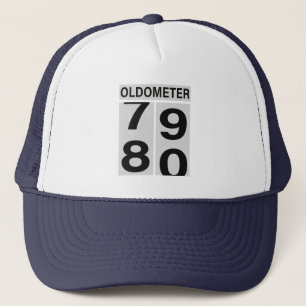 80. Geburtstag Oldometer Truckerkappe