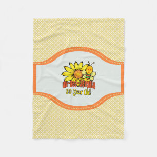 80. Geburtstag - unglaublich bei 80 Jahren alt Fleecedecke