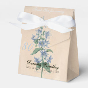 80. Geburtstagbotanischer Campanula danken Ihnen Geschenkschachtel