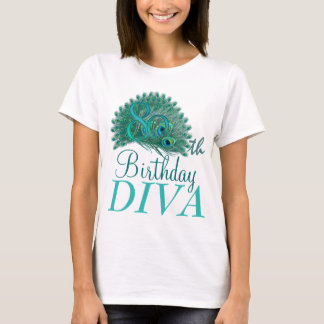 80. Geburtstags-Diva-Shirts T-Shirt