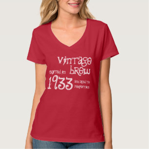 80. Geburtstags-Geschenk1933 Vintager Brew T-Shirt