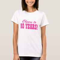 80. Geburtstags-Partyt-shirts für Frauen