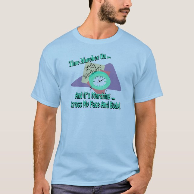80. Geburtstags-T - Shirts und Geschenke (Vorderseite)