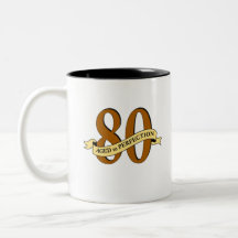 80. Geburtstags-Tasse