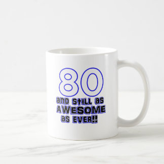 80. Geburtstagsdesign Tasse