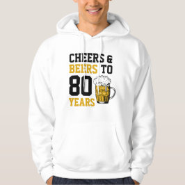 80. Geburtstagsfeier & Biere bis 80 Jahre Hoodie