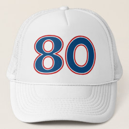 80. Geburtstagsparty Truckerkappe