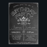 80. Halbpension Geburtstagsfeier Einladung<br><div class="desc">80. Chalkboard Party Geburtstagsfeier Einladung - der gesamte Text ist bearbeitbar, um Ihren Standort, Datum, Alter, Namen zu Anzug. Einfach alle Informationen zu ändern, einfach neue Wörter in die dafür vorgesehenen Felder eingeben. Bearbeitbarer Text: Celia Anderson, bitte schließen Sie sich uns für einen BIRTHDAY PARTY (Alter) 13/06/2016 @ 18:00 Uhr...</div>
