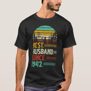 80. Hochzeit Jubiläum Funny Best Husband Seit T-Shirt