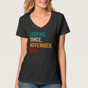 80 Jahre alt 80. Geburtstag Männer Legende seit N T-Shirt