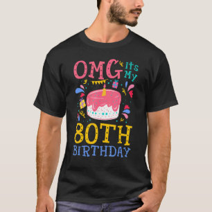 80 Jahre alt B Tag Niedlich OMG Happy 80. Geburtst T-Shirt
