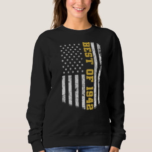 80 Jahre alt Best of 1942 80. Geburtstag Sweatshirt