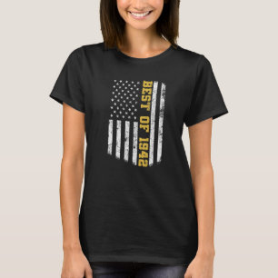 80 Jahre alt Best of 1942 80. Geburtstag T-Shirt