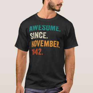 80 Jahre alt Phantastisch seit November 1942 80. B T-Shirt
