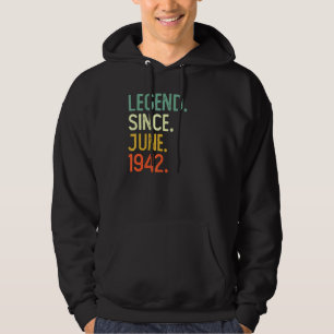 80 Jahre alte Legende seit Juni 1942 80. Geburtsta Hoodie