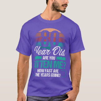 80 Jahre alte lustige Katzenbesitzer Geburtstagsid T-Shirt