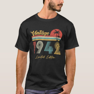 80 Jahre alte Vintage 1942 limitierte Auflage 80. T-Shirt