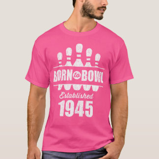 80 Jahre alter Bowler 80. Geburtstag Bowling T-Shirt