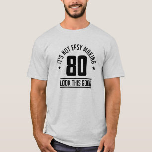 80 Jahre alter Geburtstag Grafik T-Shirt
