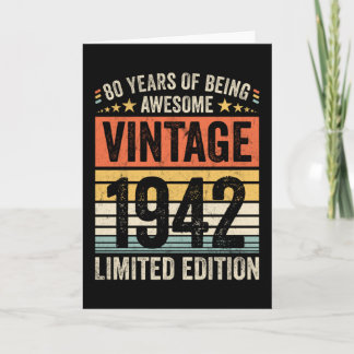 80 Jahre Phantastisch Vintag 1942 Karte