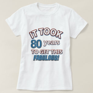 80. Jahrgeburtstagsentwürfe T-Shirt