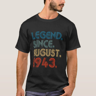 80 Legend seit August 1943 80. T-Shirt