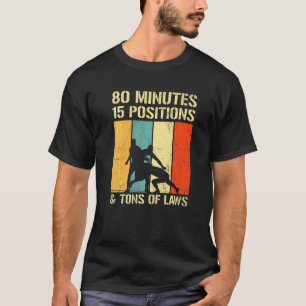 80 Minuten 15 Positionen und Tonnen Gesetze für ei T-Shirt