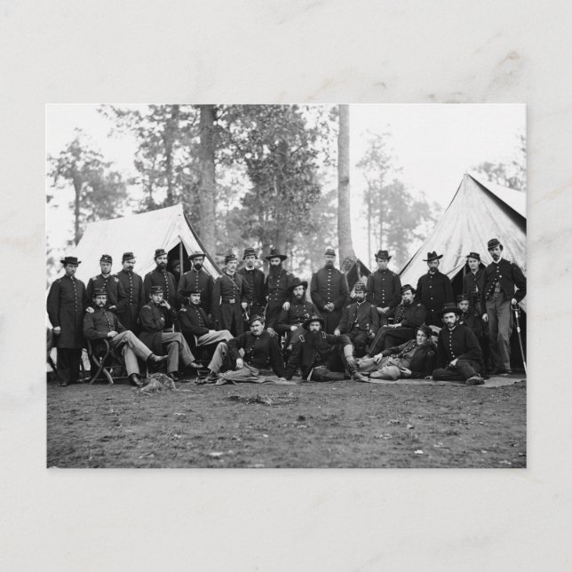 80. New Yorker Infanterie: 1863 Postkarte (Vorderseite)