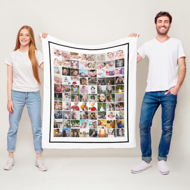 80 Personalisierte Fotovorlage Fleecedecke (Beispiel)
