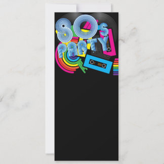 80 Retro-Party Einladung