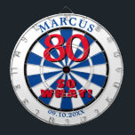 80 so, was Funny Zitat 80. Geburtstag Dartboard Dartscheibe<br><div class="desc">80 so,  was Funny Zitat Typografie 80. Geburtstag Dartboard. Großartiges 80. Geburtstagsgeschenk für eine Frau oder einen Mann mit einem Sinn für Spaß.  Sie können den Namen,  das Datum und das Alter ändern.</div>