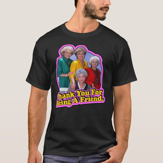 80&x27;s Classic Golden Girls & quot;Vielen Dank f T-Shirt (Vorderseite)