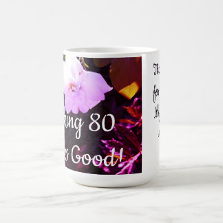 80 Zitat Eine Rose Bild Vorder- und Rückseite Foto Verwandlungstasse