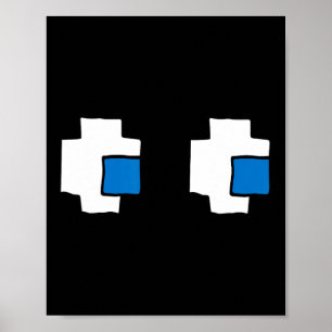 80er 8 Bit Gaming Liebhaber Gamer Family Match Poster