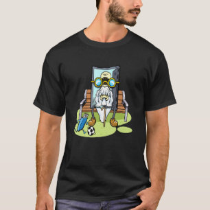 80er 90er Cassette Music Sitting Remüde Cassete St T-Shirt