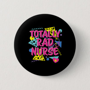 80er 90er Jahre Nurse Costume Lazy Halloween-Party Button