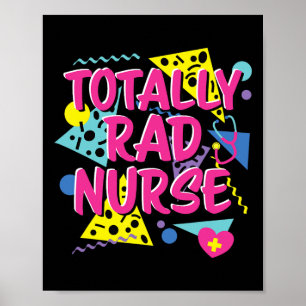 80er 90er Jahre Nurse Costume Lazy Halloween-Party Poster
