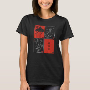 80er & 90er Vaporwave-Ästhetik Kirschblüten Retro T-Shirt