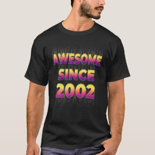 80er 90er Vintage Geboren 2002 Party 2 T-Shirt