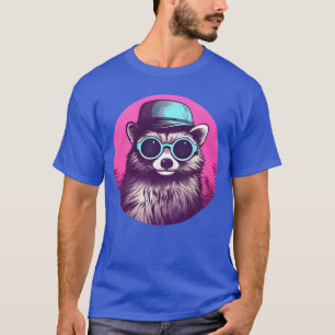 80er 90er Waschbär Vintage Stil retro T-Shirt