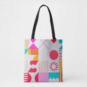 80er-90s Trendy Geometric Background