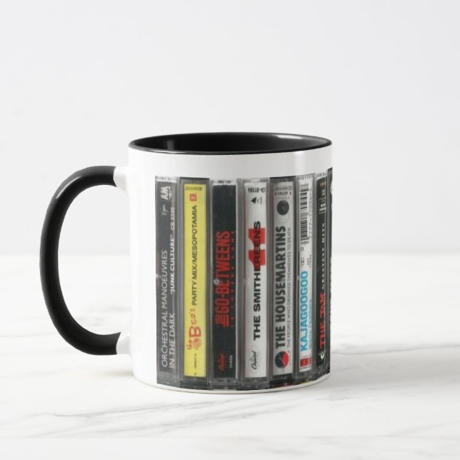 80er Alt-Rock-Kassette Tasse (Links)