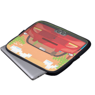 80er Arcade Sportwagen Laptopschutzhülle