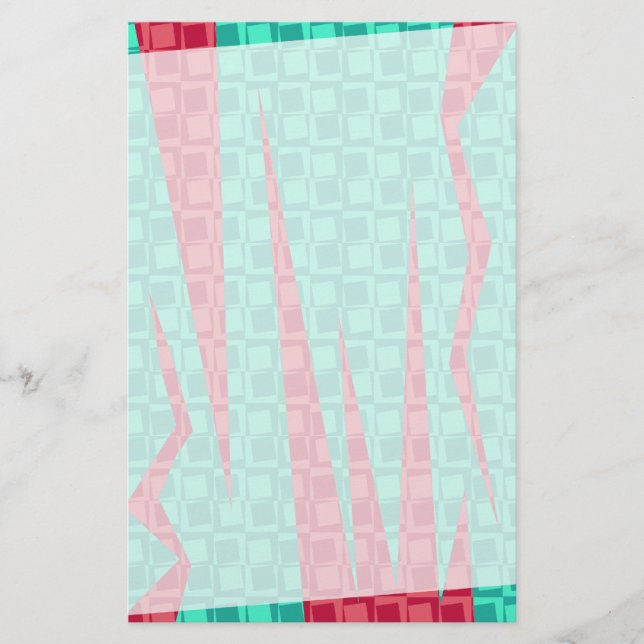 80er Art Briefpapier (Vorderseite)