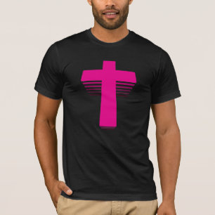 80er Art Techno Kreuz T-Shirt
