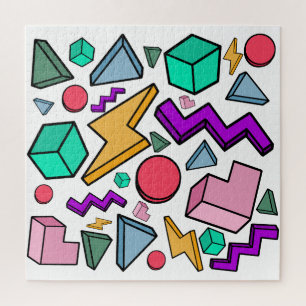 80er Ästhetik Vintage Retro Puzzle